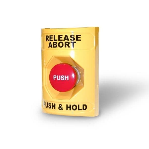Pulsador manual aborto extinción